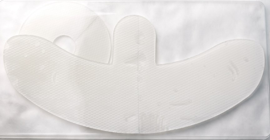 Медичний силіконовий пластир від шрамів та рубців Clever girl®, форма якоря 25,4*10,5см, ареола 7,2 см